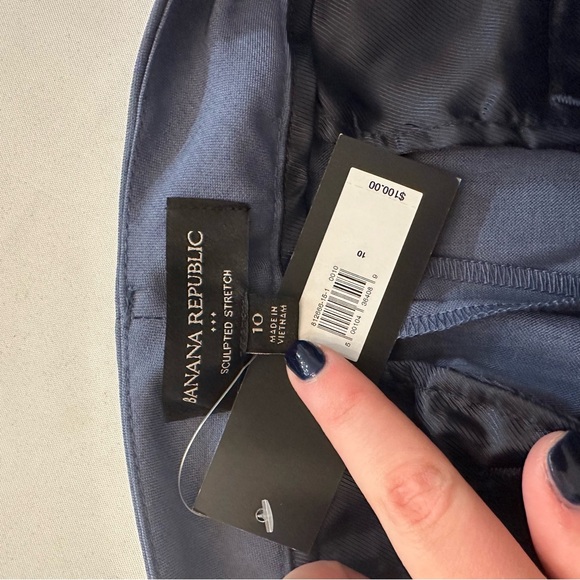 NWT $260 Banana Republic blue 2 piece suit- Size 10 - Picture 9 of 9